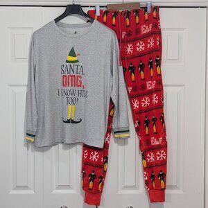 ELF Christmas movie Pajamas two-piece Sleepwear - Size XL